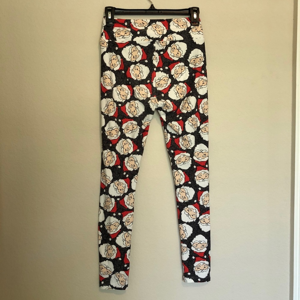 🎁🎄HP🎄🎁 LuLaRoe Christmas Santa Leggings - OS - Picture 4 of 7